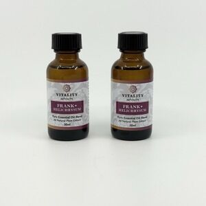 Vitality Extracts Frank + Helichrysum Set Of TWO 30ml Bottles Each NEW